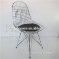 chromed frame replica wire mesh dining chairs